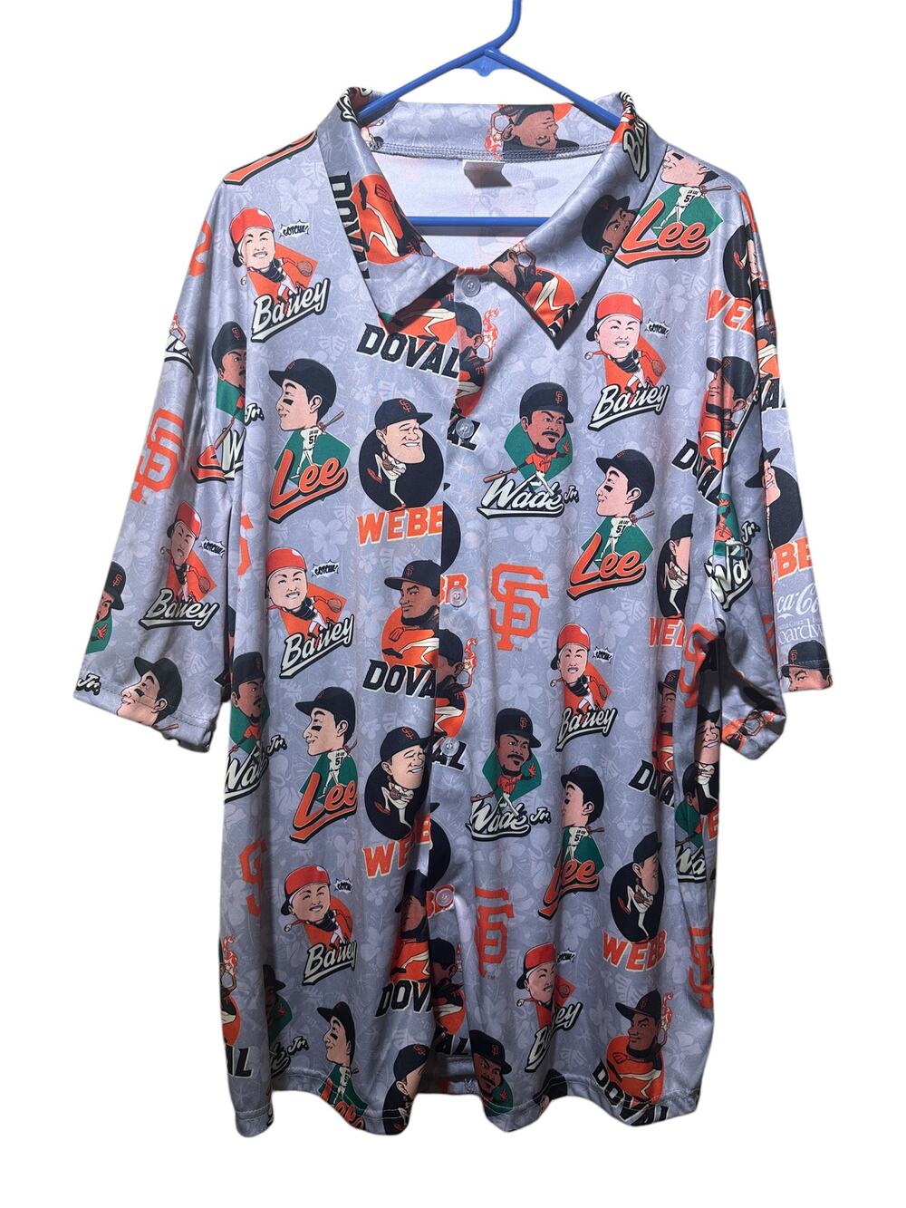 San Francisco Giants XL Aloha shirt  2024 - NEW without tag MLB
